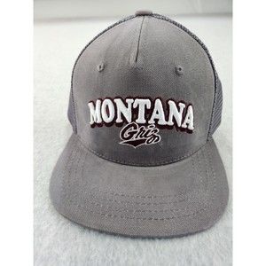 New University Of Montana Grizzlies Snapback Hat Cap Grizz Bear YOUTH Adjustable